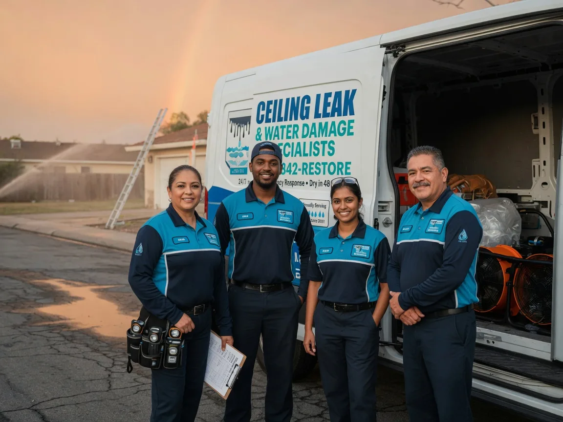 Ceiling Leak Cleanup company in Chappell Hill, TX