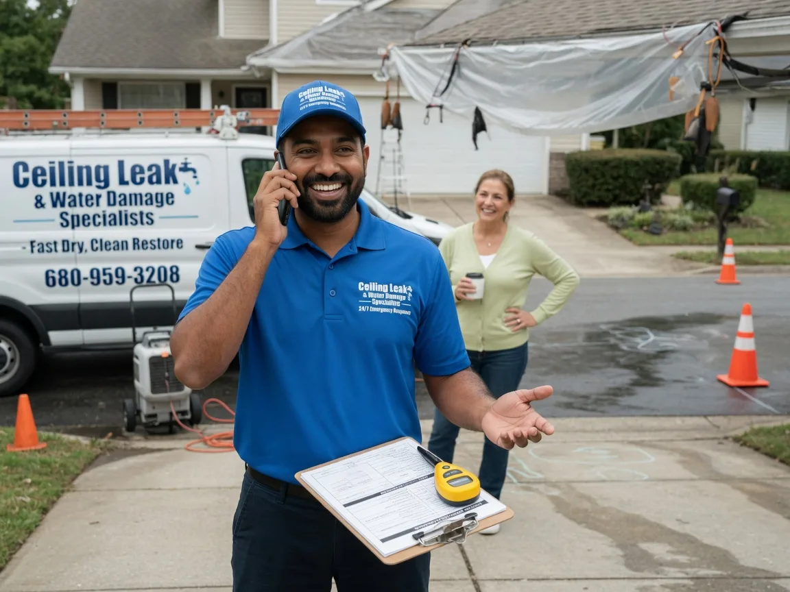 Ceiling Leak Cleanup Chappell Hill, TX FAQs